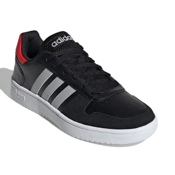 Adidas us euro size black sale